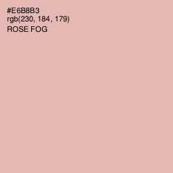 #E6B8B3 - Rose Fog Color Image